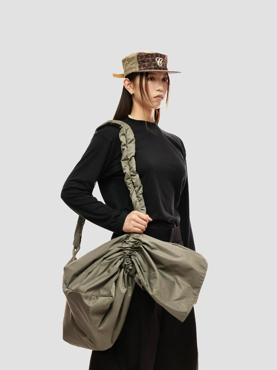 6CRAYON Nylon "Candy" Bag- Military Green