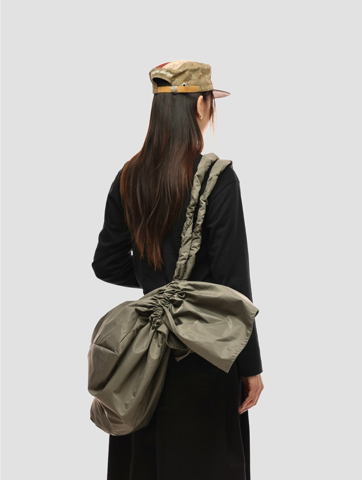 6CRAYON Nylon "Candy" Bag- Military Green