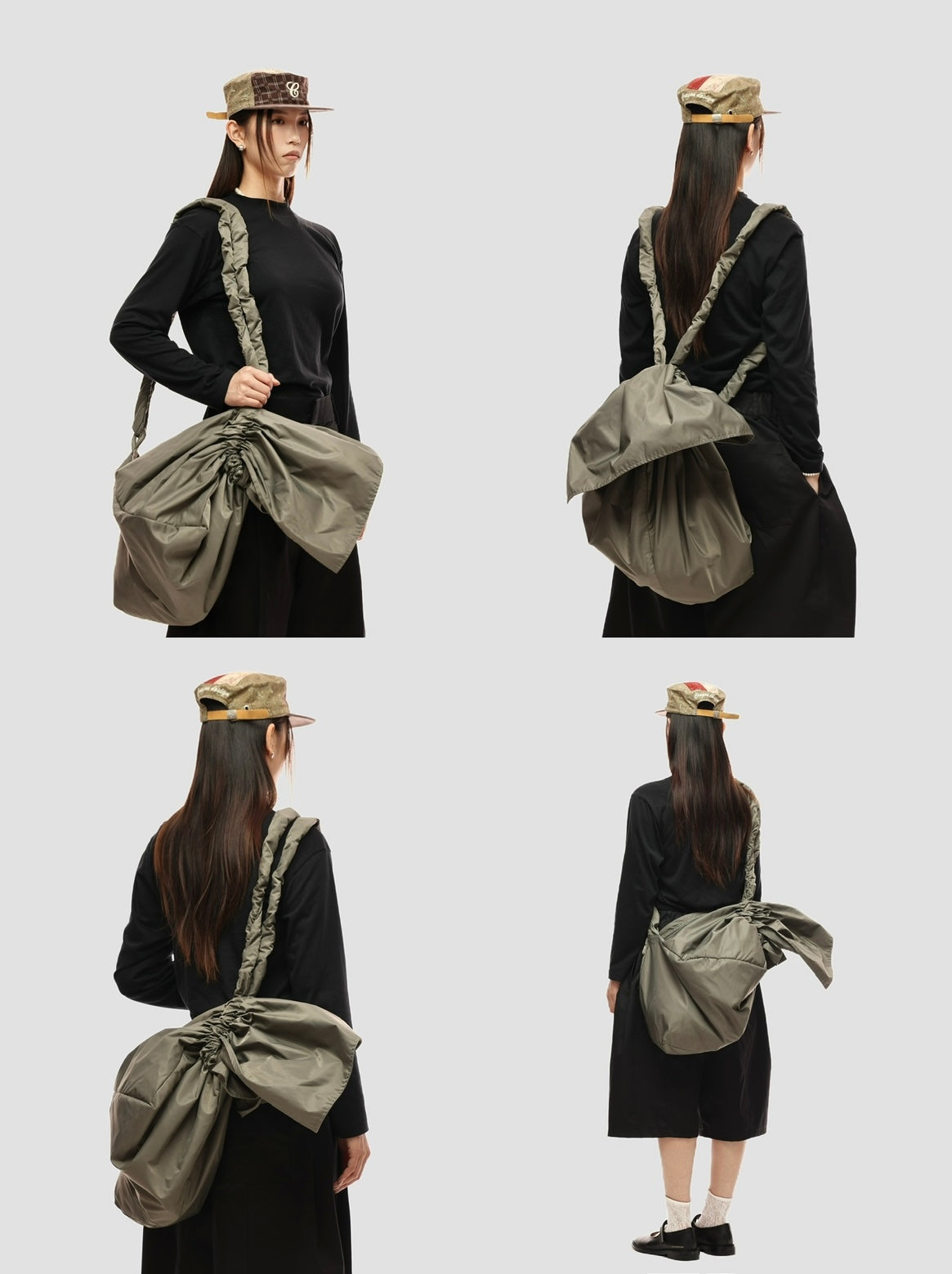 6CRAYON Nylon "Candy" Bag- Military Green